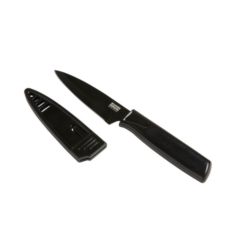 Kuhn Rikon Paring Knife Colori, Black - Bulk