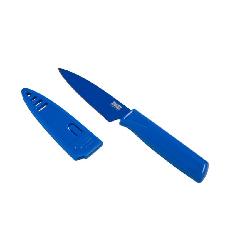 Kuhn Rikon Paring Knife Colori, Blue - Bulk