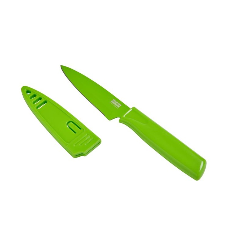 Kuhn Rikon Paring Knife Colori, Green - Bulk