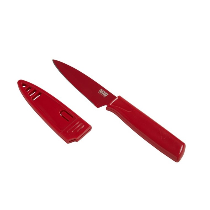 Kuhn Rikon Paring Knife COLORI, Red
