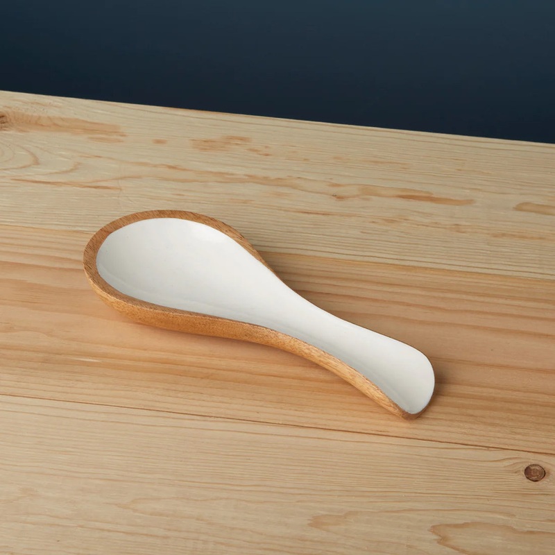 Madras Spoon Rest White