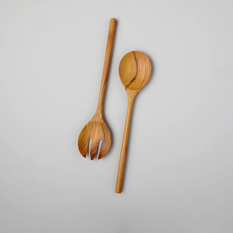 Teak Serving Set Large