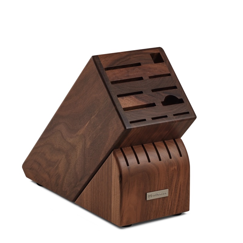 Wusthof 17-Slot Walnut Knife Block