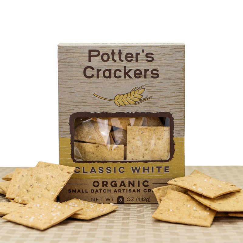 Potter's Crackers Organic Classic White Crackers - 5 oz