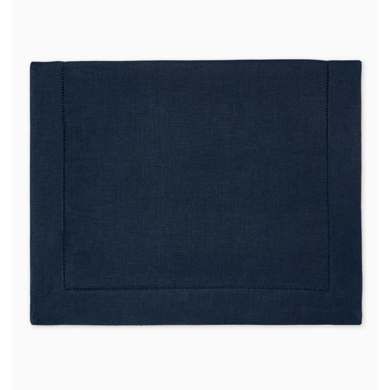 Sferra Linen Festival Rectangle Tablecloth 66"x106" Navy