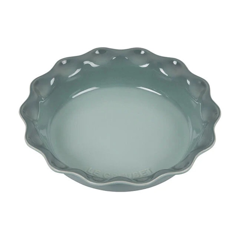 Le Creuset Heritage Fluted Pie Dish - Sea Salt