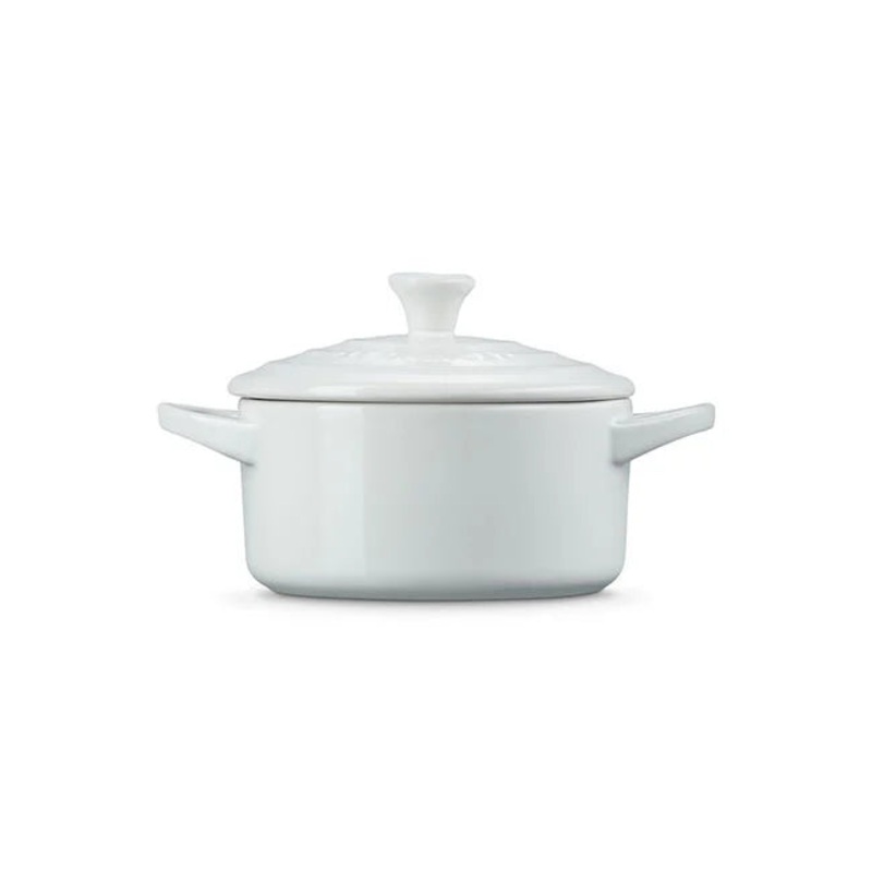 Le Creuset Mini Round Cocotte - White
