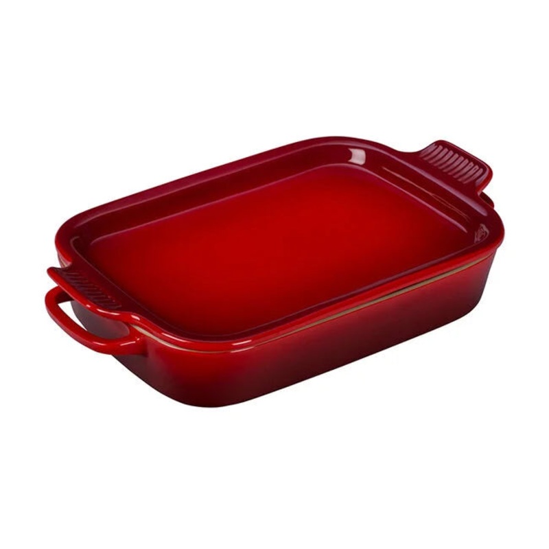 Le Creuset Rectangular Dish with Platter Lid - Cerise