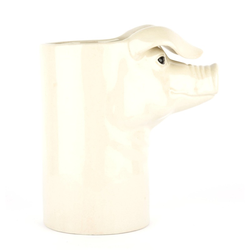Quail Ceramics British Lop Pig Utensil Pot
