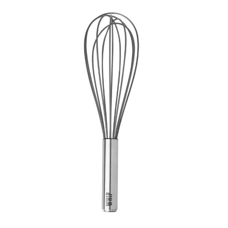 Tovolo 11" Silicone Coated Stainless Steel Whip Whisk - Charcoal