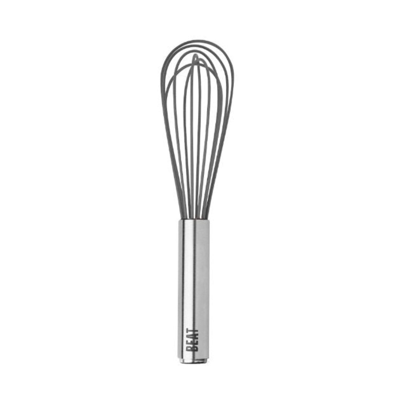 Tovolo 9" Silicone Coated Stainless Steel Beat Whisk - Charcoal