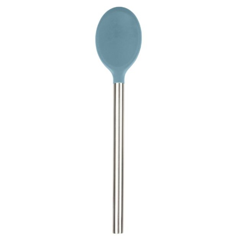 Tovolo Silicone Mixing Spoon SS Handle Blue Slate