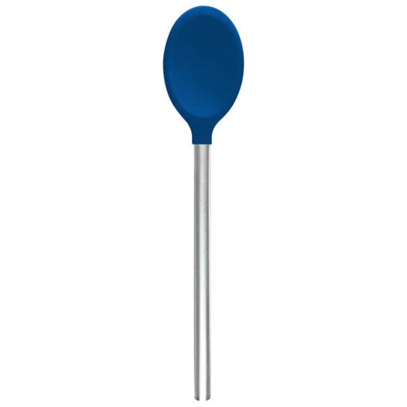 Tovolo Silicone Mixing Spoon SS Handle Deep Indigo