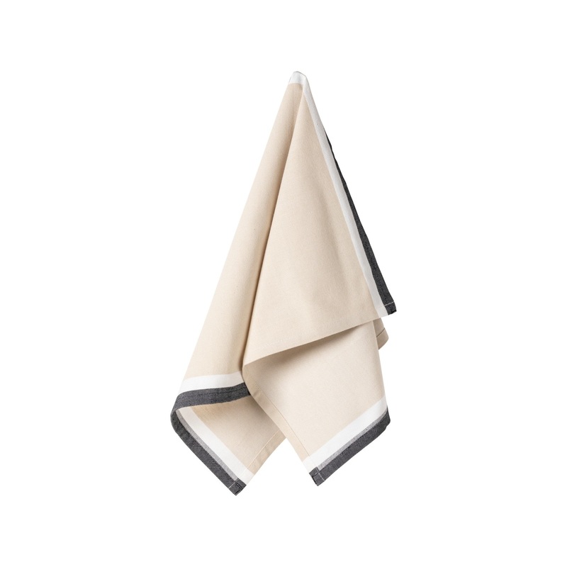 Alessa Kitchen Towel Twill - Black