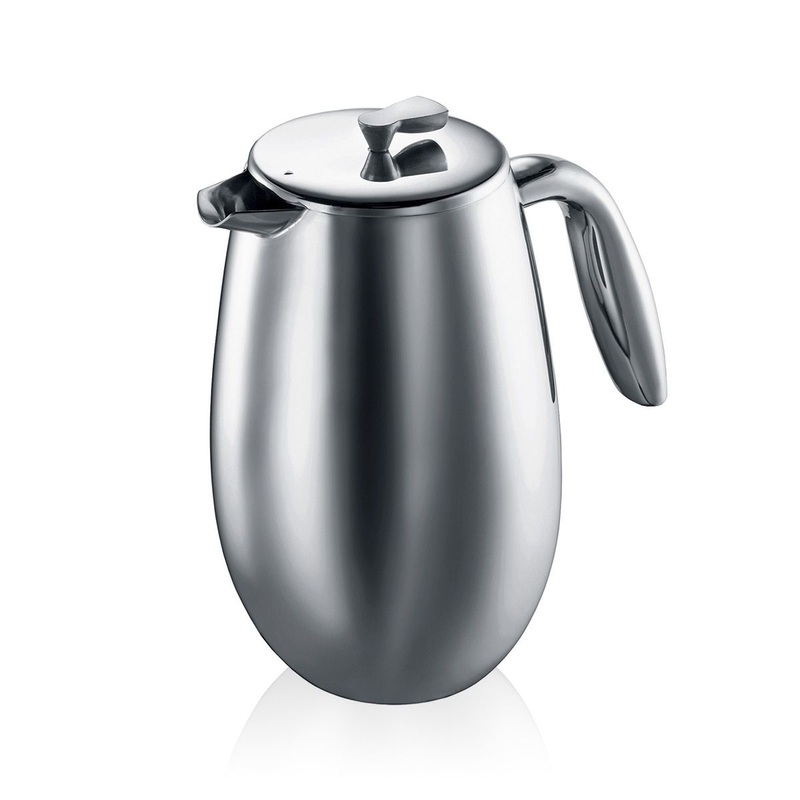 Bodum Columbia Insulated French Press Coffee Maker 8 Cup Stainless Steel