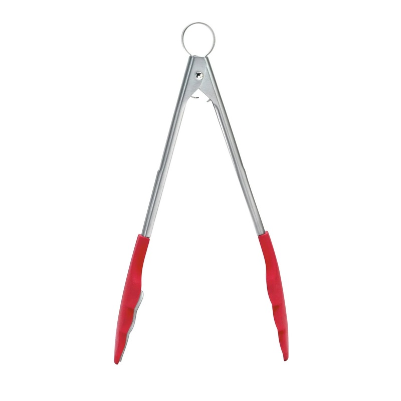 Cuisipro Silicone Tongs with Teeth 9"