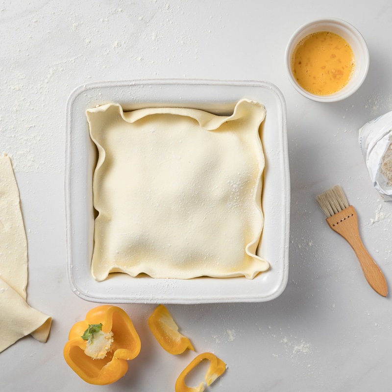 Fontana Square Baker - Cloud White