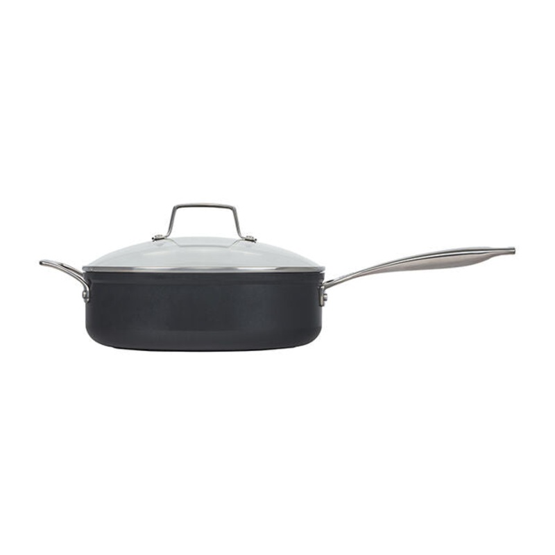 Le Creuset Essential Non-stick Ceramic Saut Pan with Glass Lid - 4.25 Qt