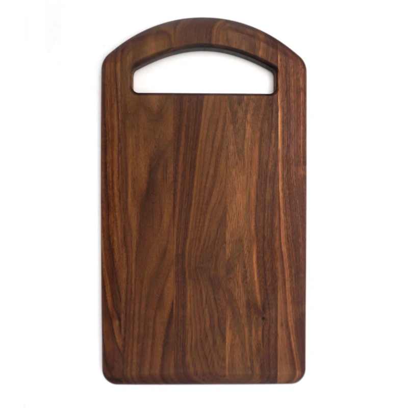 JK Adams Walnut Prep Board with Oval Handle - 18" x 10"