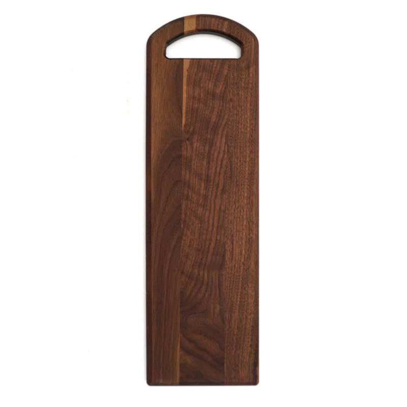 JK Adams Walnut Serving Board with Oval Handle - 20" x 6"