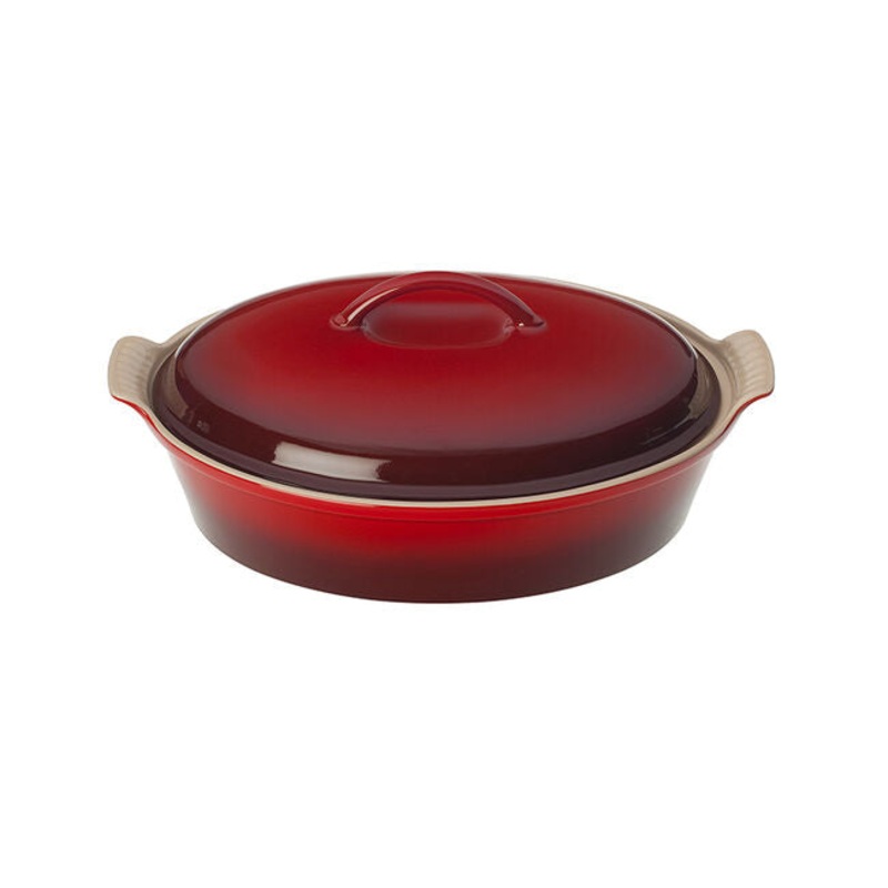 Le Creuset Heritage Oval Casserole 4 qt - Cerise
