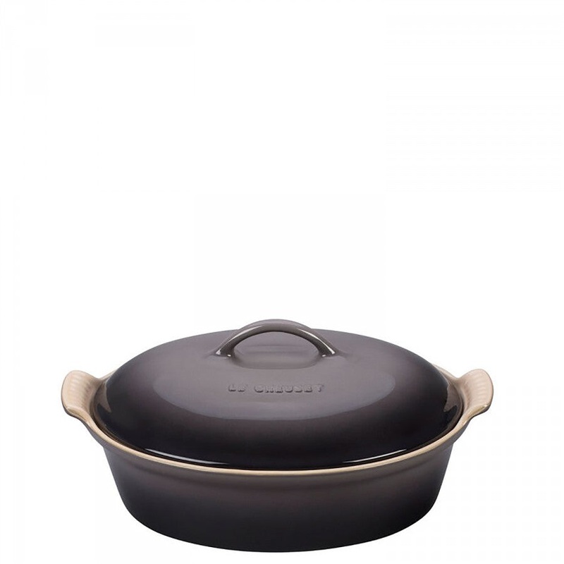 Le Creuset Heritage Oval Casserole 4 qt - Oyster