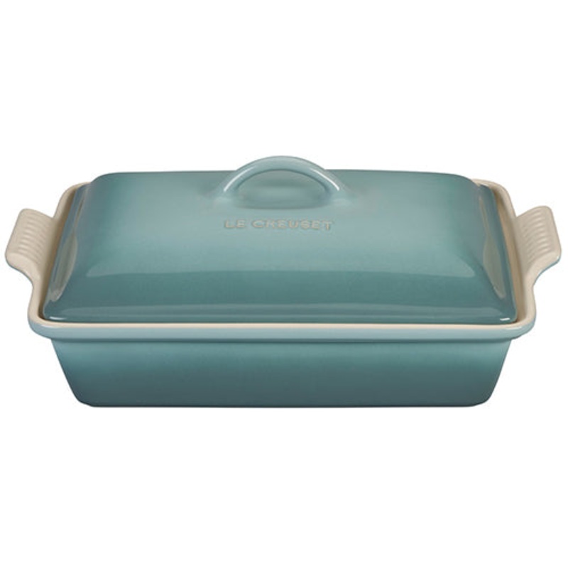 Le Creuset Heritage Rectangular Casserole  4 qt - Sea Salt