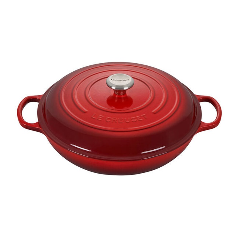 Le Creuset Signature Braiser 5 qt - Cerise