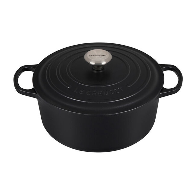 Le Creuset Signature Round Dutch Oven 5.5 qt - Licorice