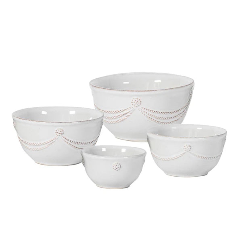 Juliska Berry & Thread Nesting Prep Bowls Set/4 - Whitewash