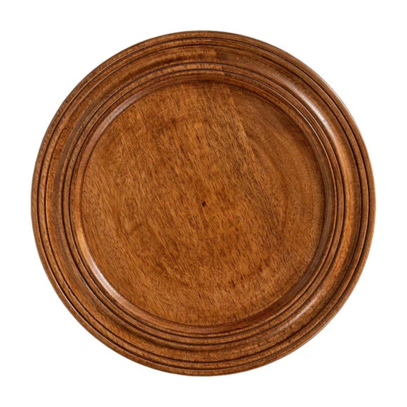 Juliska Bilbao Wood Charger 14"