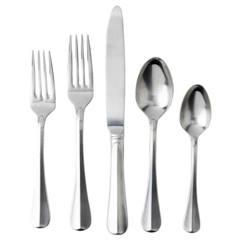 Juliska Bistro Flatware 5pc Place Setting - Bright Satin