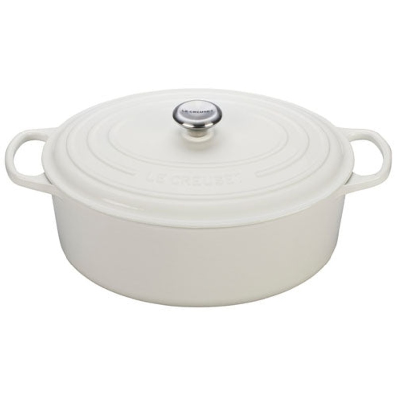 Le Creuset Signature Oval Dutch Oven 9.5 qt - White