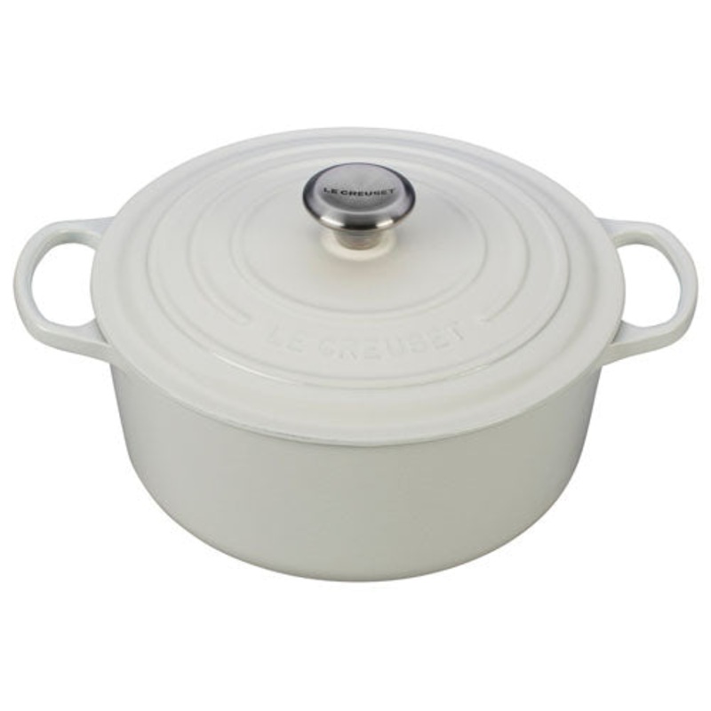 Le Creuset Signature Round Dutch Oven 5.5 qt - White