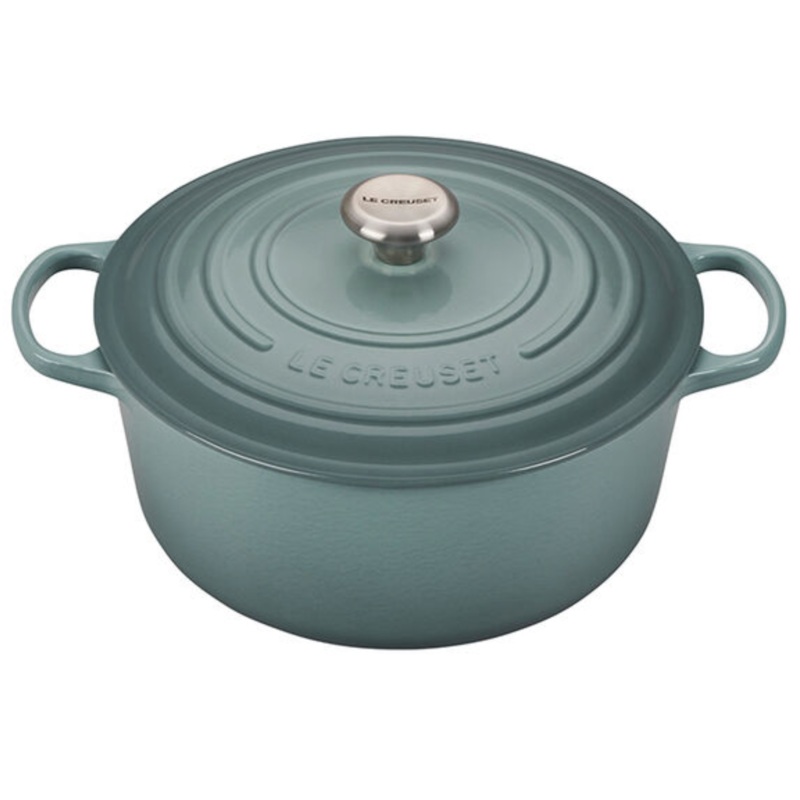 Le Creuset Signature Round Dutch Oven 7.25 qt - Sea Salt
