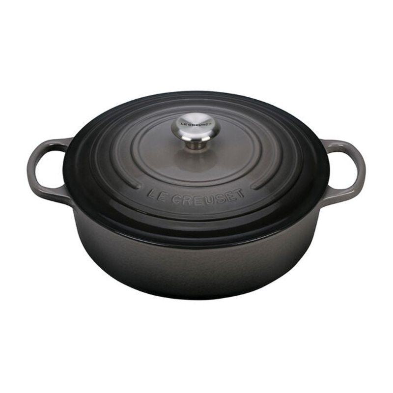 Le Creuset Signature Round Wide Oven Oyster 6.75 qt