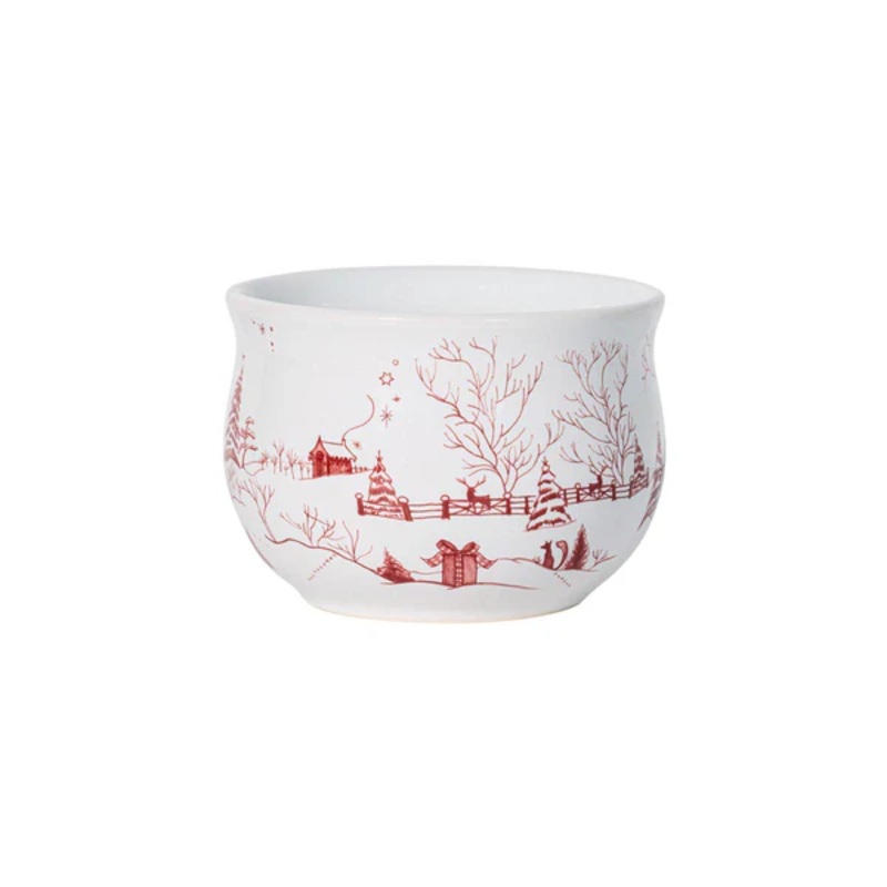 Juliska Country Estate Winter Frolic Comfort Bowl - Ruby