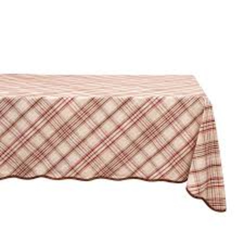 Juliska Harvest Tartan 60" x 120" Tablecloth