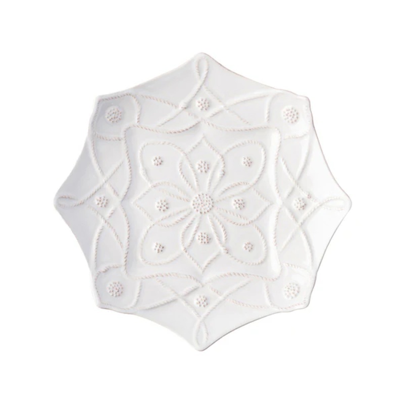 Juliska Jardins du Monde Dessert/Salad Plate - Whitewash