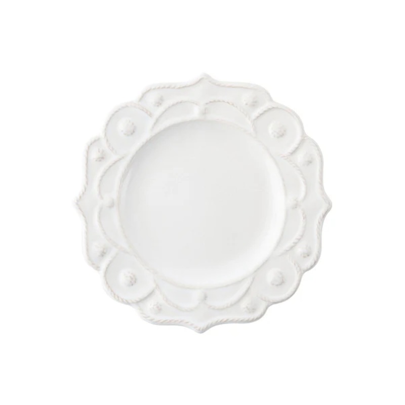Juliska Jardins du Monde Side/Cocktail Plate - Whitewash