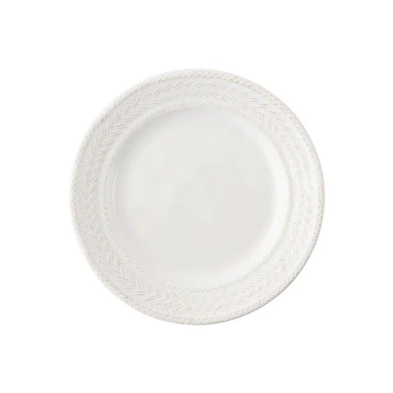 Juliska Le Panier Side/Cocktail Plate - Whitewash