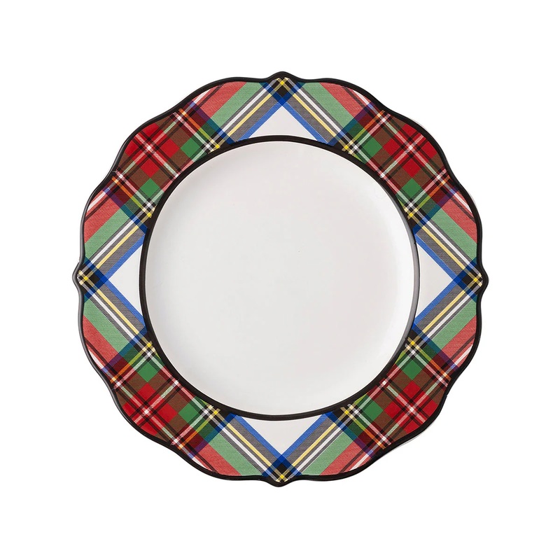 Juliska Stewart Tartan Dessert/Salad Plate