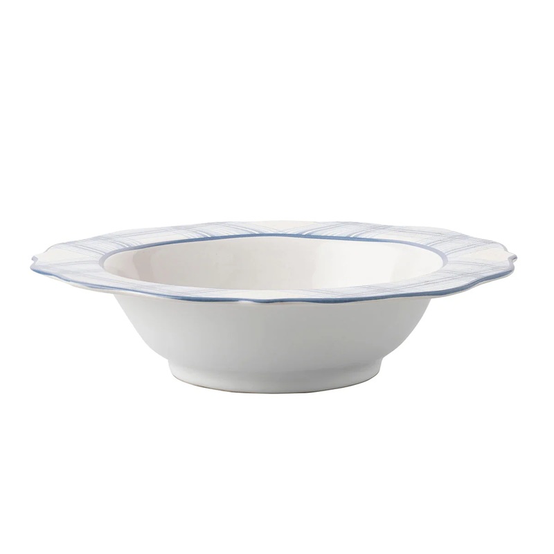 Juliska Tartan Serving Bowl - Chambray