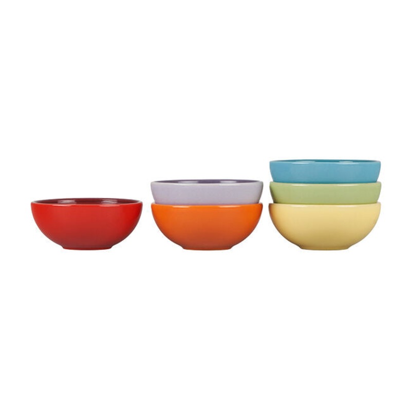 Le Creuset Pinch Bowls, Set of 6 Multicolor