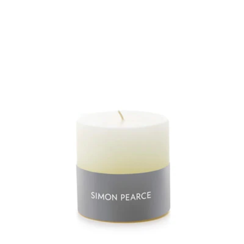 Simon Pearce Pillar Candle - Ivory 3" x 3"