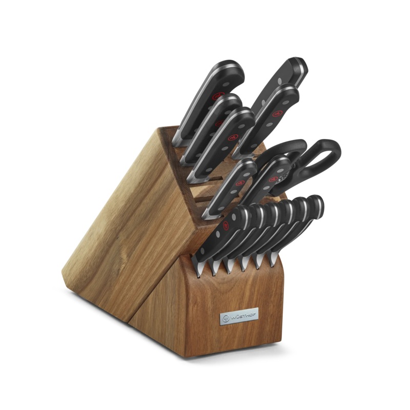 Wsthof Classic 15 Pc Acacia Block Set