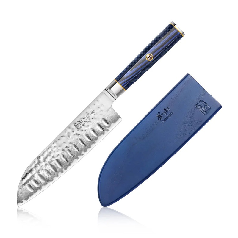 Cangshan Cutlery KITA Series Santoku Knife with Sheath - 7"