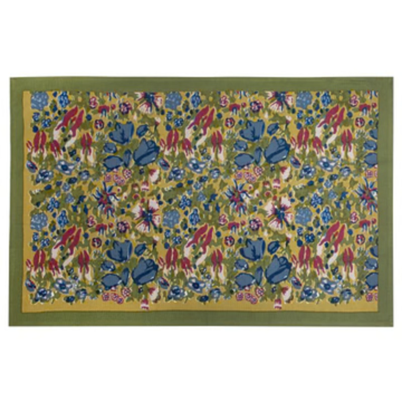 Couleur Nature Jardin Blue & Vert | Tea Towel