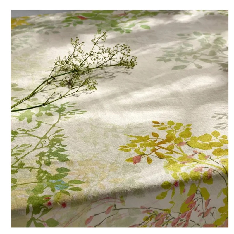 Garnier Thiebaut Canopee Blanc Tablecloth 61x61