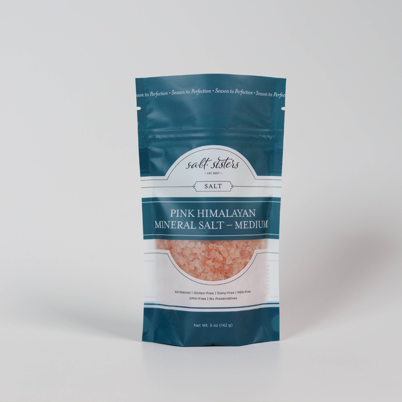 All-Natural Mineral Salt - Pink Himalayan - Medium - 5 oz